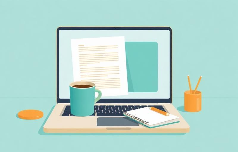 Freelance career workspace